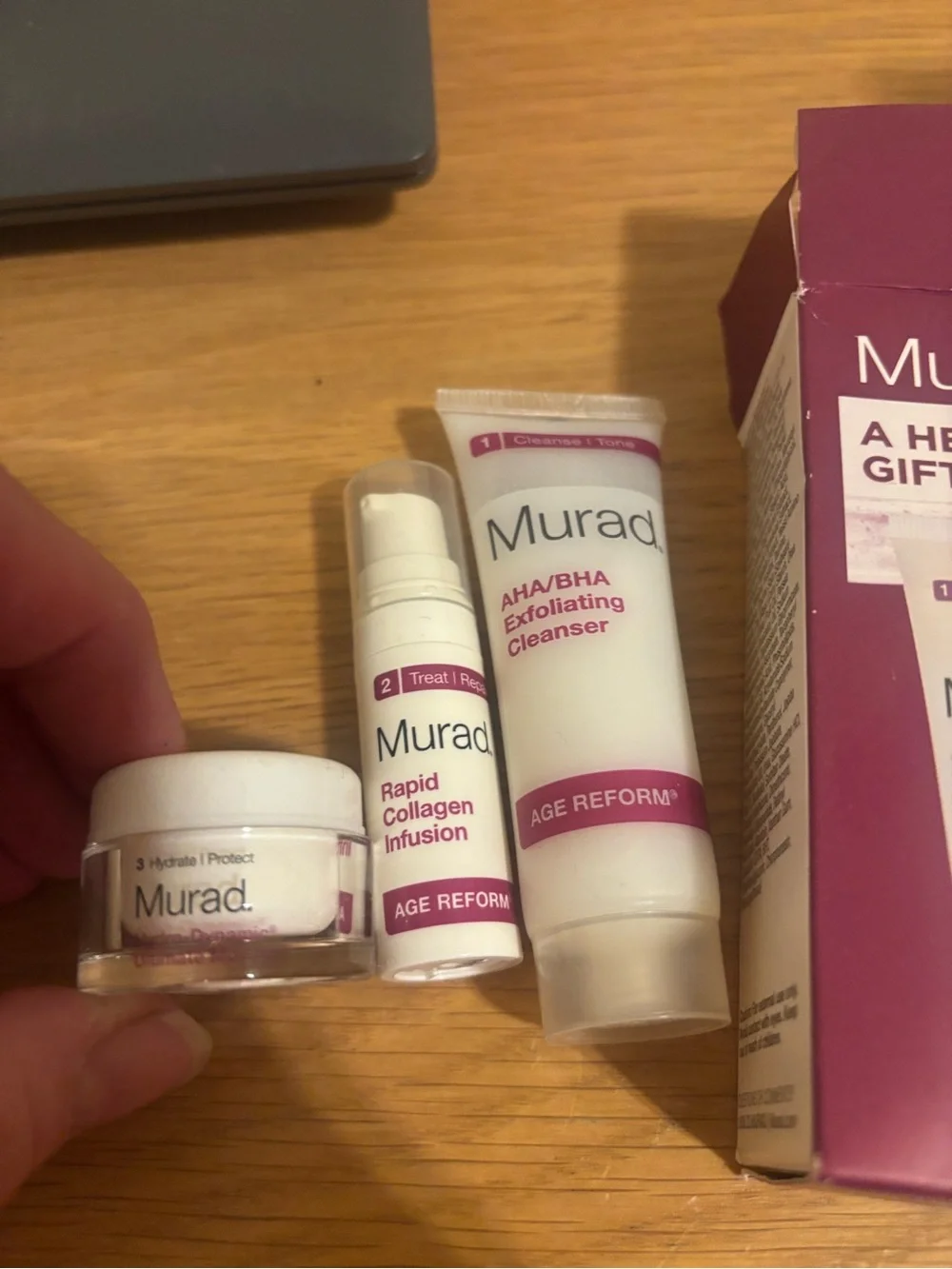 Murad Essential-C Cleanser Trio with Yellow and Purple Accents